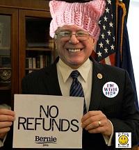 #Bernie-NoRefundsPussyHat